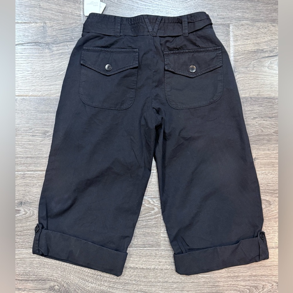 NWT Vince wide leg cropped tie waist pants- size 2 - Picture 2 of 4
